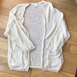 Open Knit Lightweight Cardigan